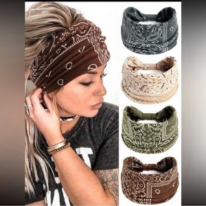 Bohemian Paisley-Print Headband